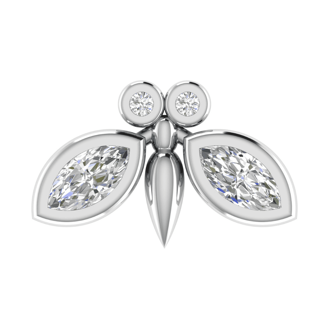 Lunavelle Diamond Earrings - Image 5