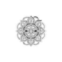Zarielle Mandala Diamond Earrings - Thumbnail Image 4