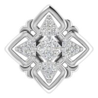 Aurevia Quadrant Diamond Earrings - Thumbnail Image 4