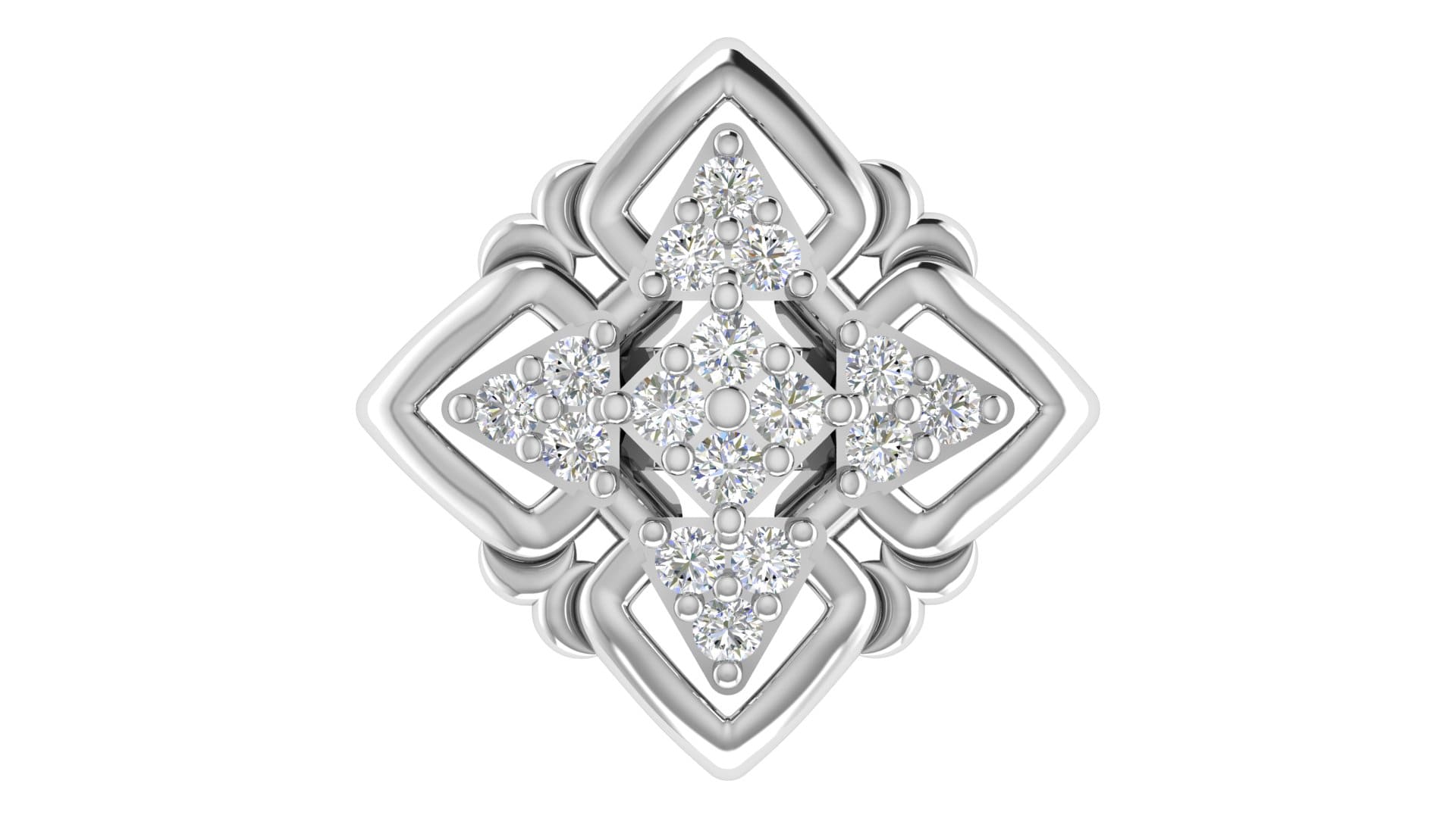 Aurevia Quadrant Diamond Earrings - Image 4