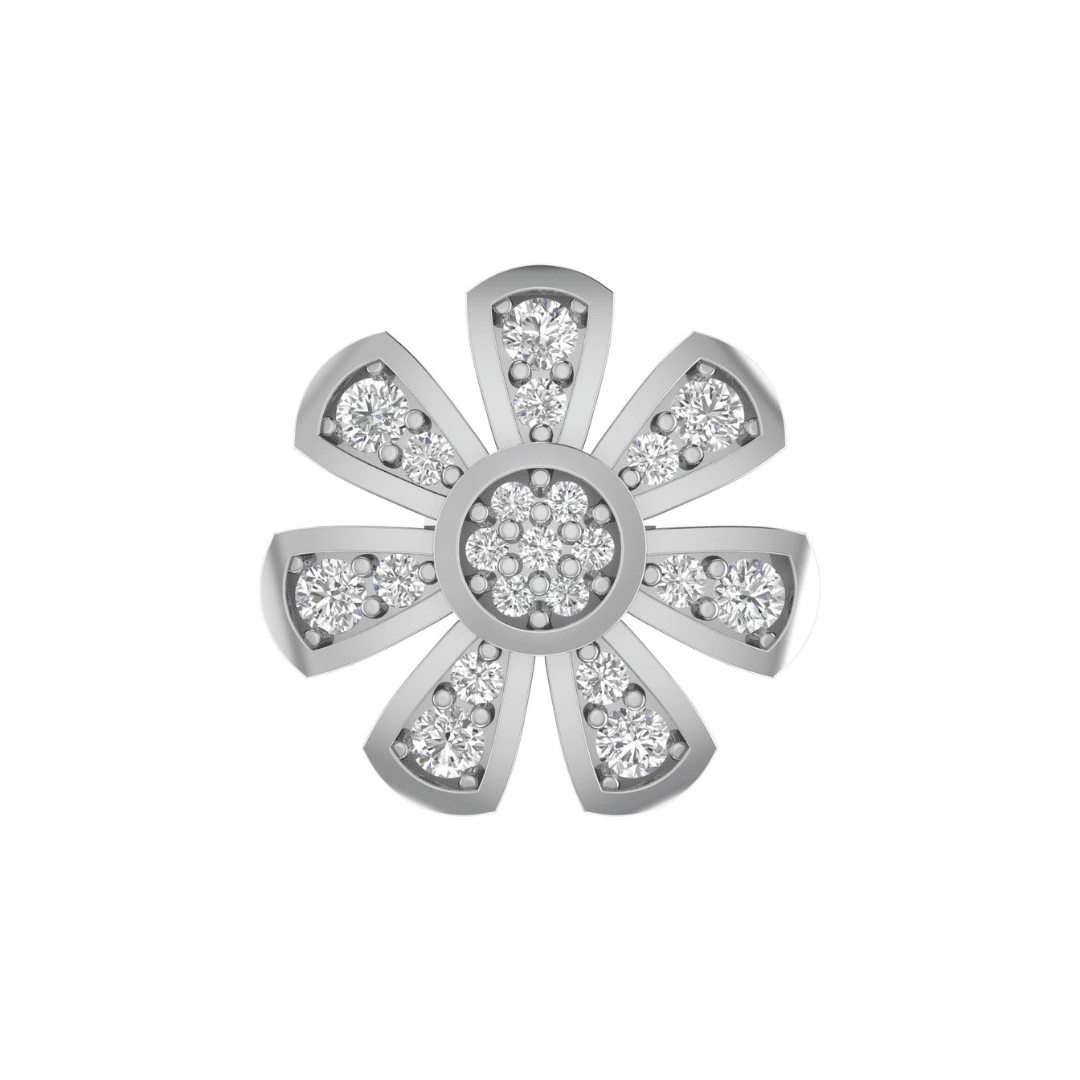 Marivelle Flora Diamond Earrings - Image 4