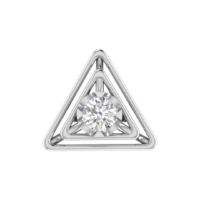 Sorellia Triad Diamond Stud Earrings - Thumbnail Image 4
