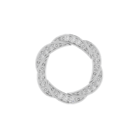 Cirelle Weave Diamond Earrings - Thumbnail Image 4