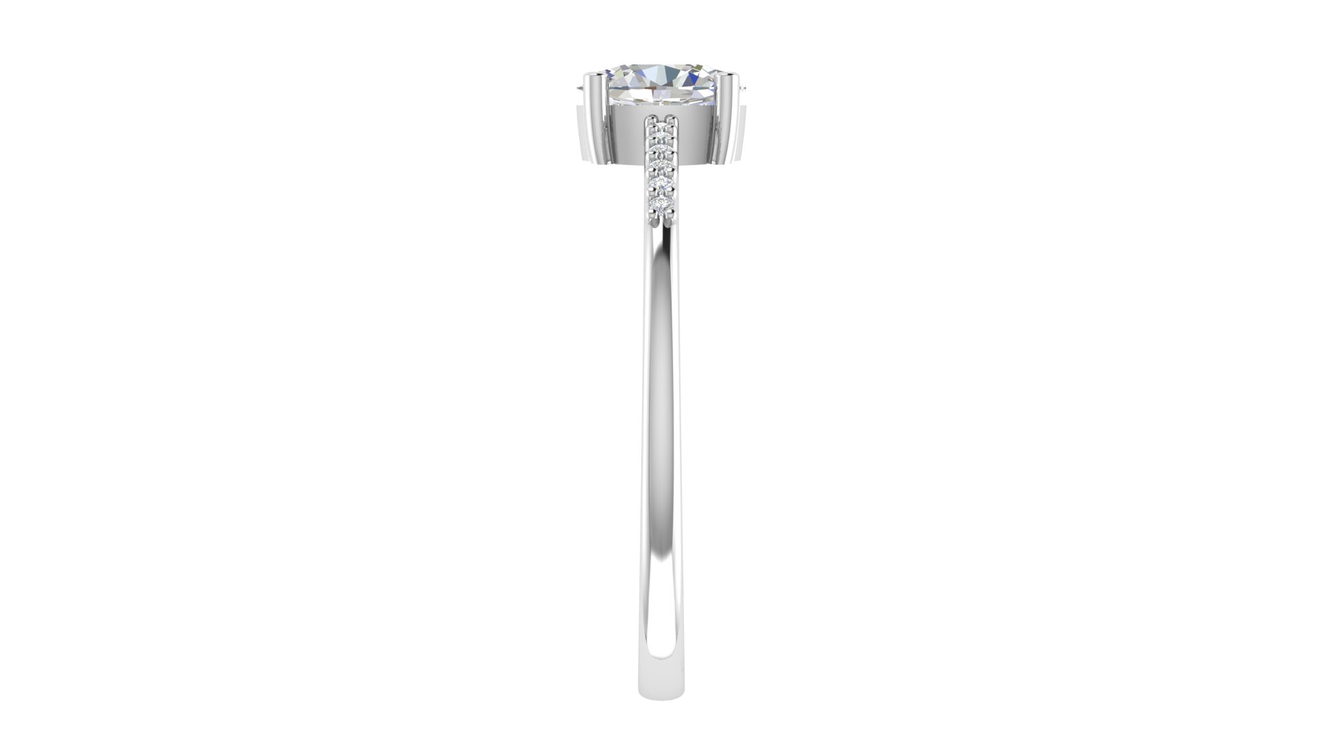Classic Solitaire Diamond Ring - Image 7