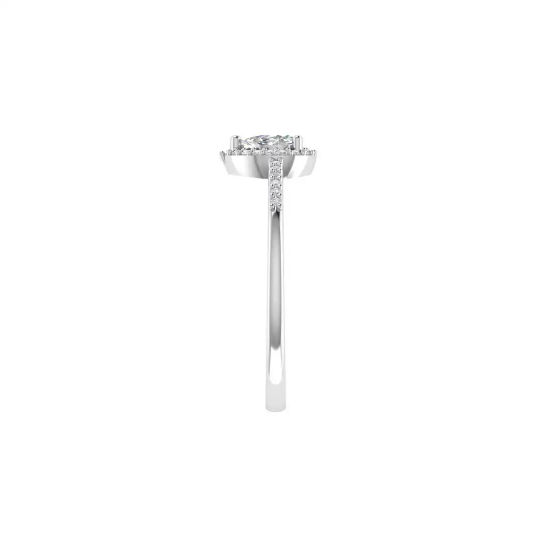 Elaris Halo Diamond Ring - Image 7