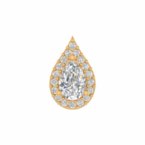 Seravelle Pear Diamond Earrings