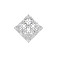 Virelisse Lattice Diamond Earrings - Thumbnail Image 4