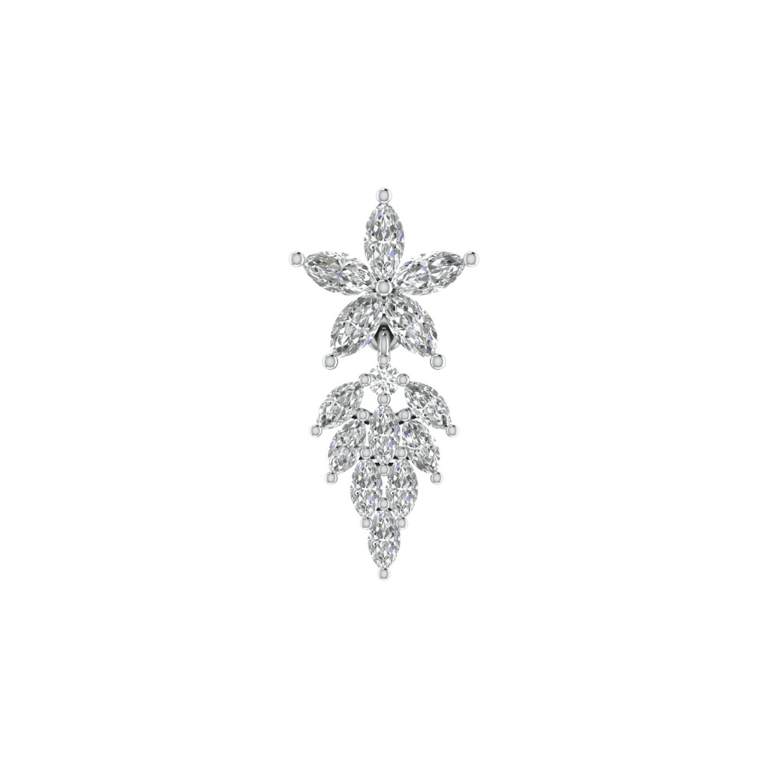 Floravelle Cascade Diamond Earrings - Image 5