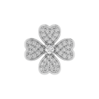 Seraphina Clover Diamond Earrings - Thumbnail Image 4