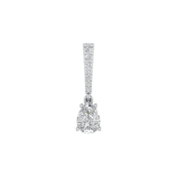 Avelisse Teardrop Diamond Earrings - Thumbnail Image 4