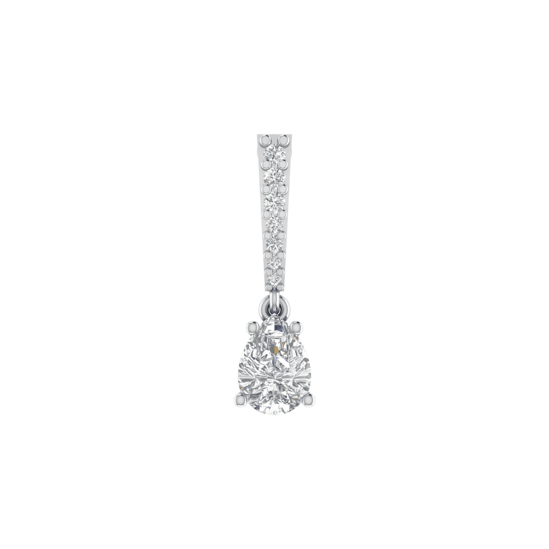 Avelisse Teardrop Diamond Earrings - Image 4