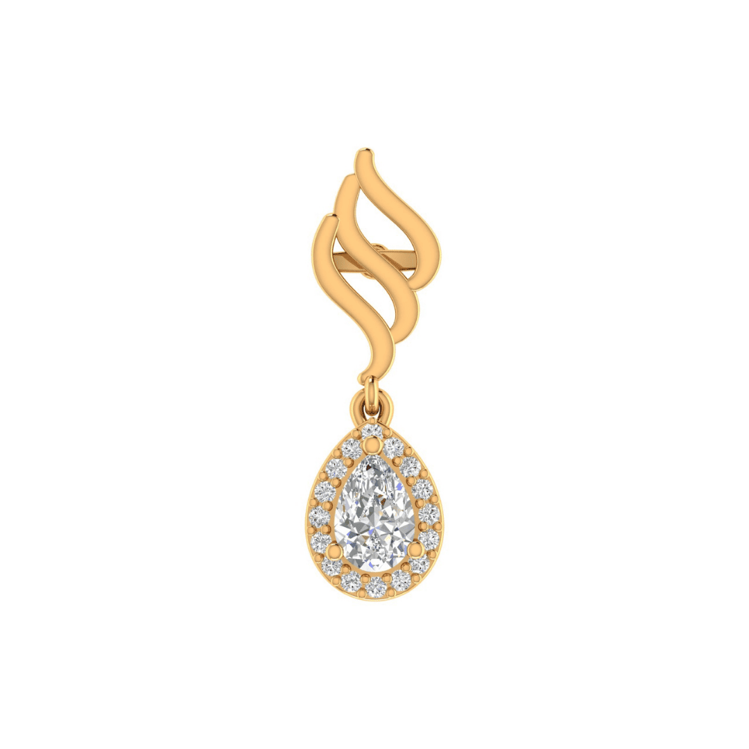 Seraphine Drift Diamond Earrings - Image 1