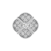 Calithra Crosslight Diamond Earrings - Thumbnail Image 4