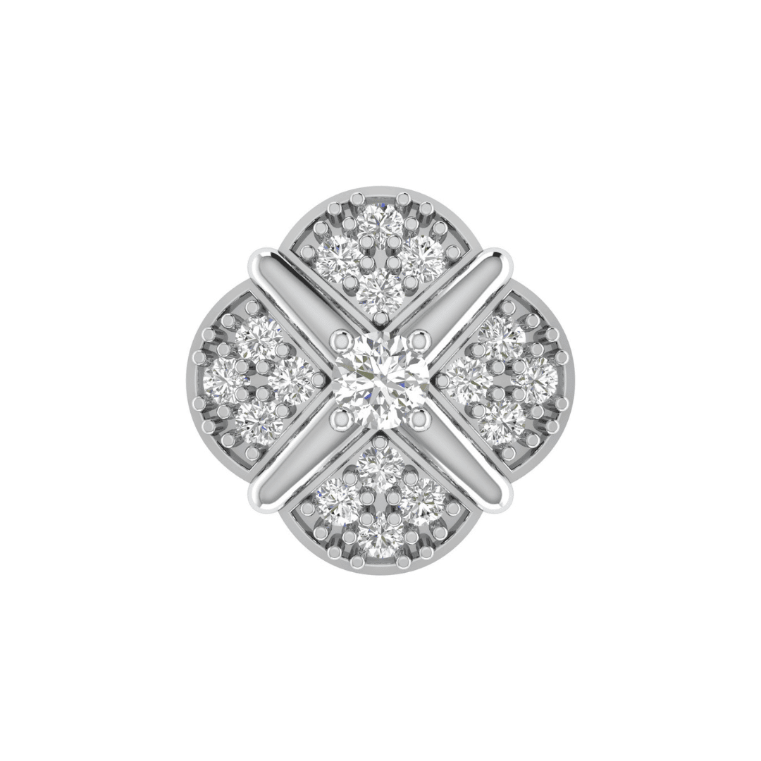 Calithra Crosslight Diamond Earrings - Image 4