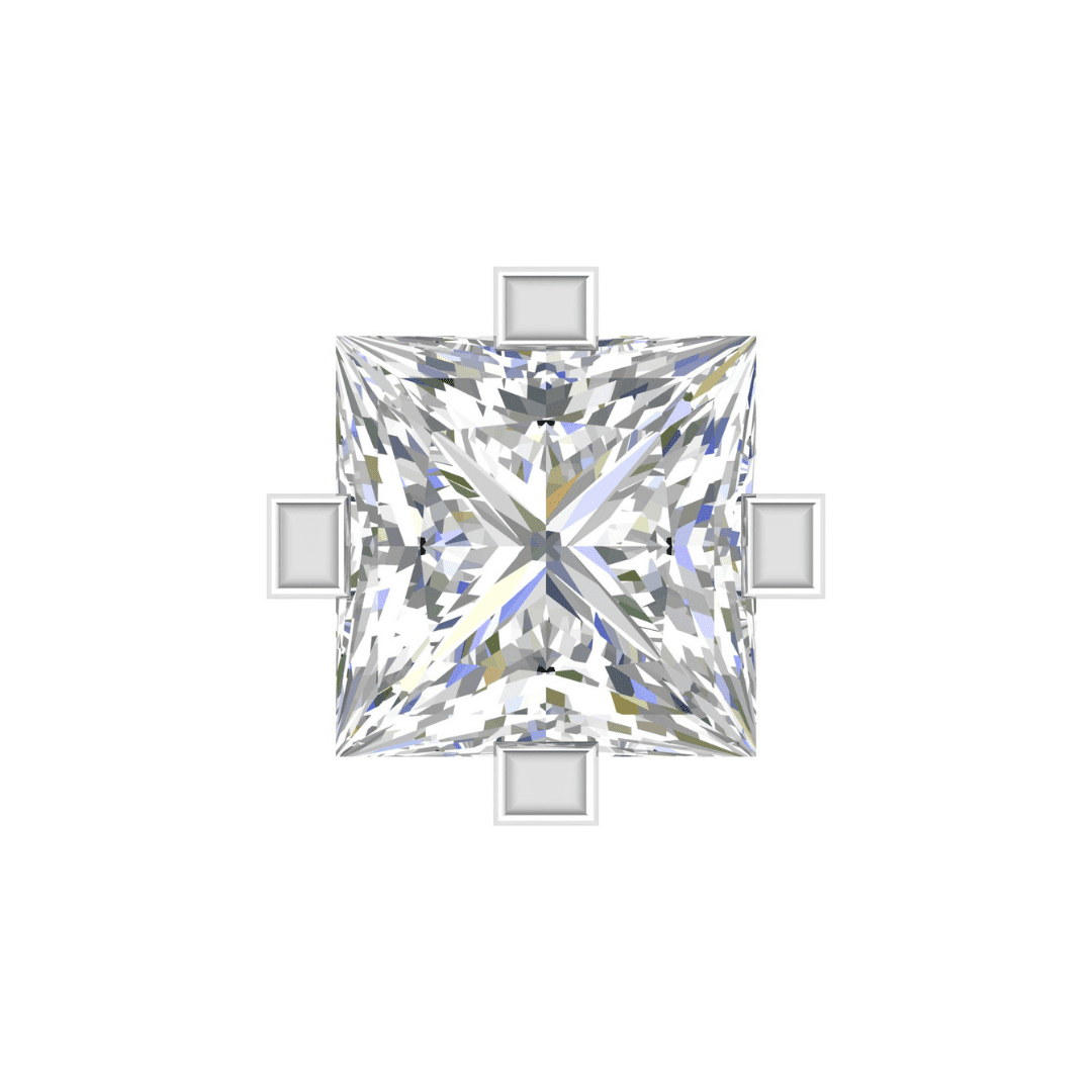 Avelisse Prism Diamond Studs - Image 4