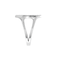 Virellia Twin Arc Diamond Ring - Thumbnail Image 6