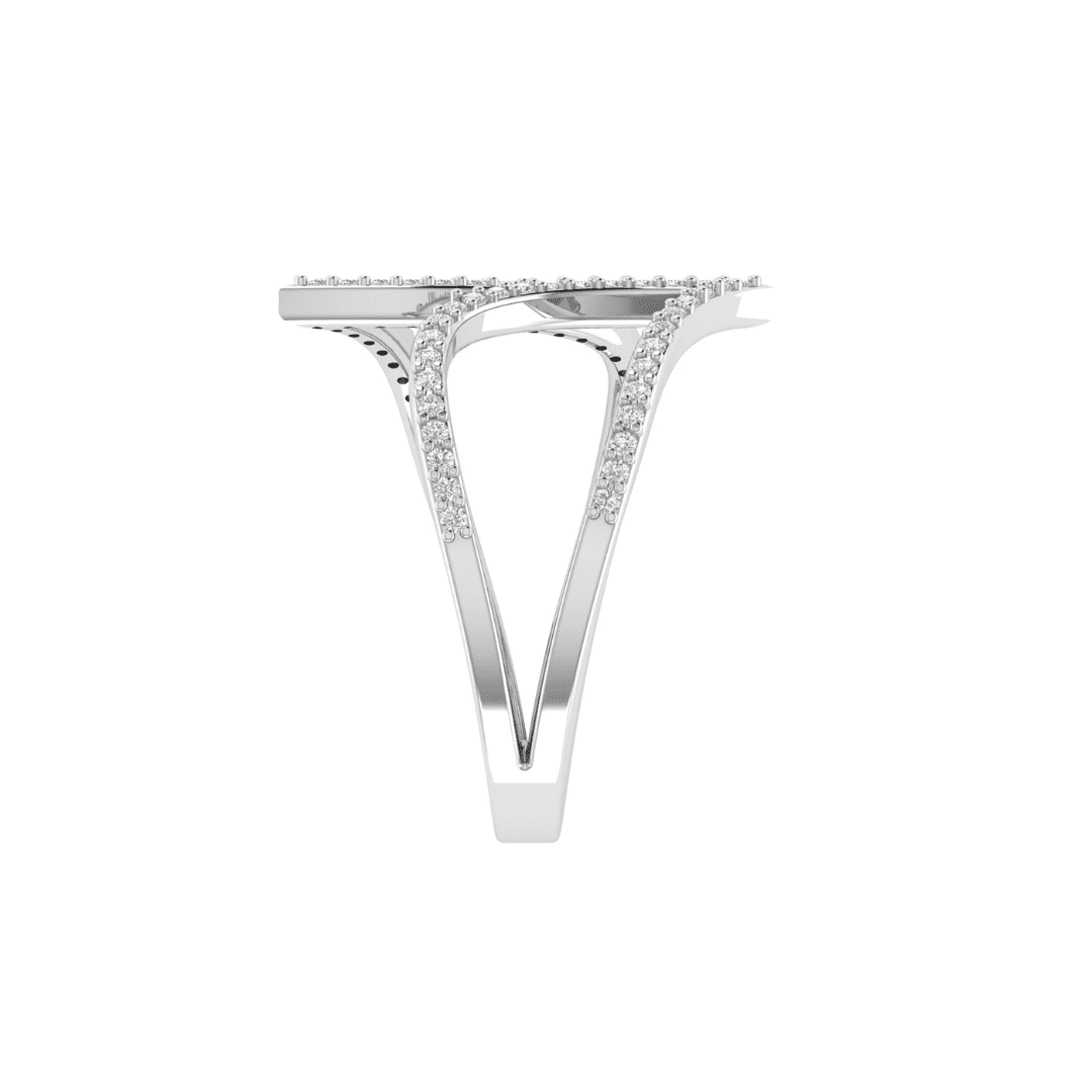 Virellia Twin Arc Diamond Ring - Image 6