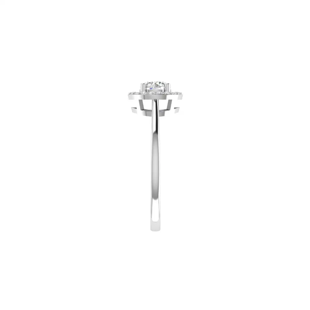 Circle Sparkle Diamond Ring - Image 7