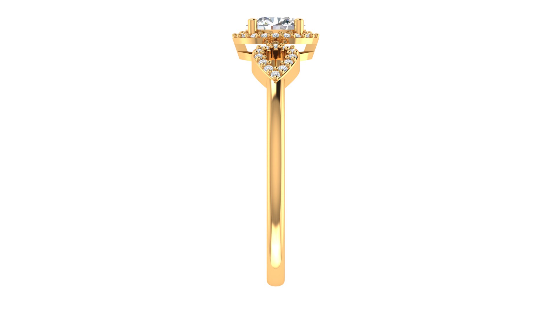 Floral Diamond Ring - Image 4