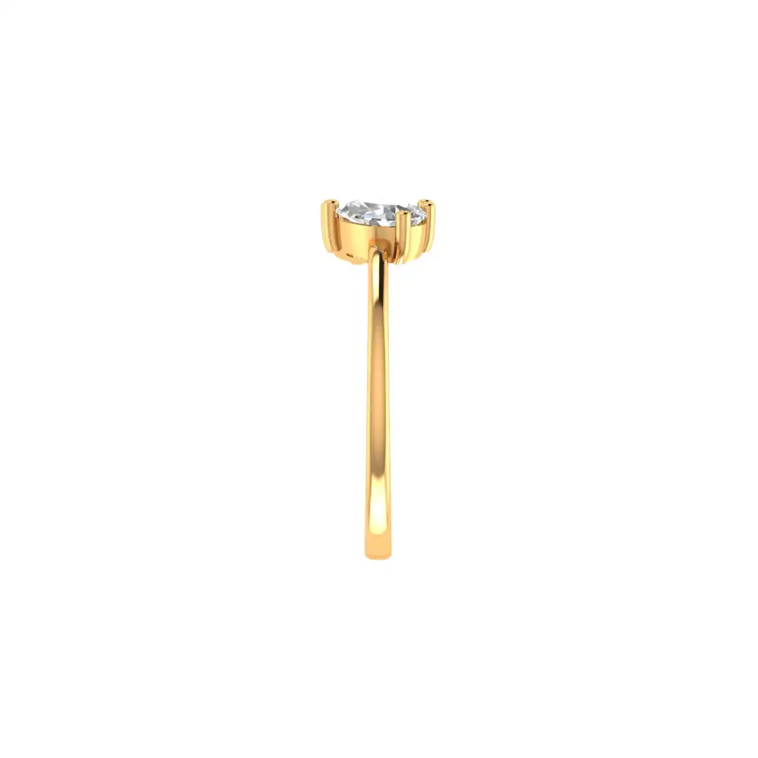 Double Heart Diamond Ring - Image 4