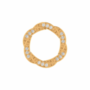 Cirelle Weave Diamond Earrings