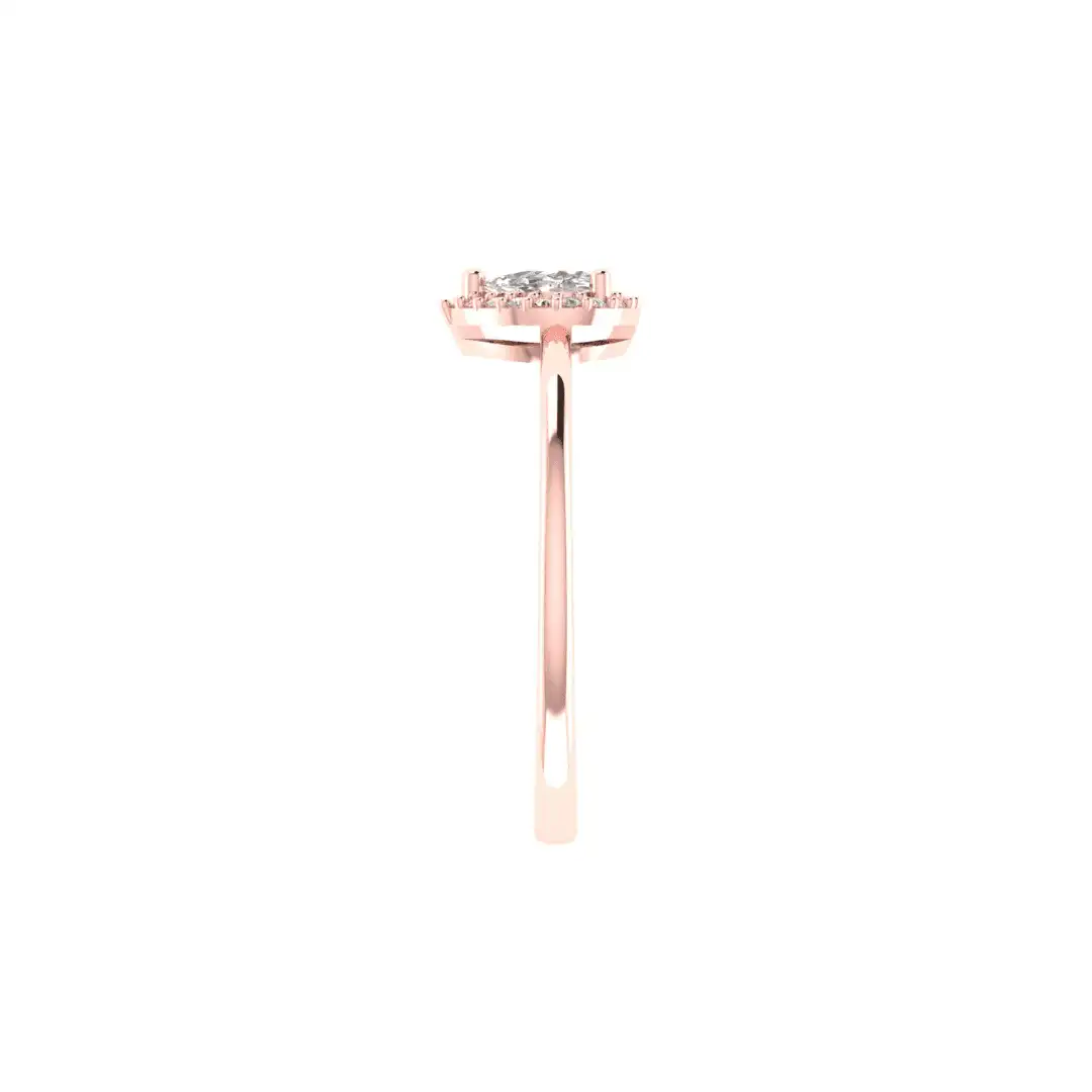 Velmora Halo Diamond Ring - Image 10