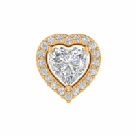 Seraphielle Heart Diamond Earrings - Thumbnail Image 1