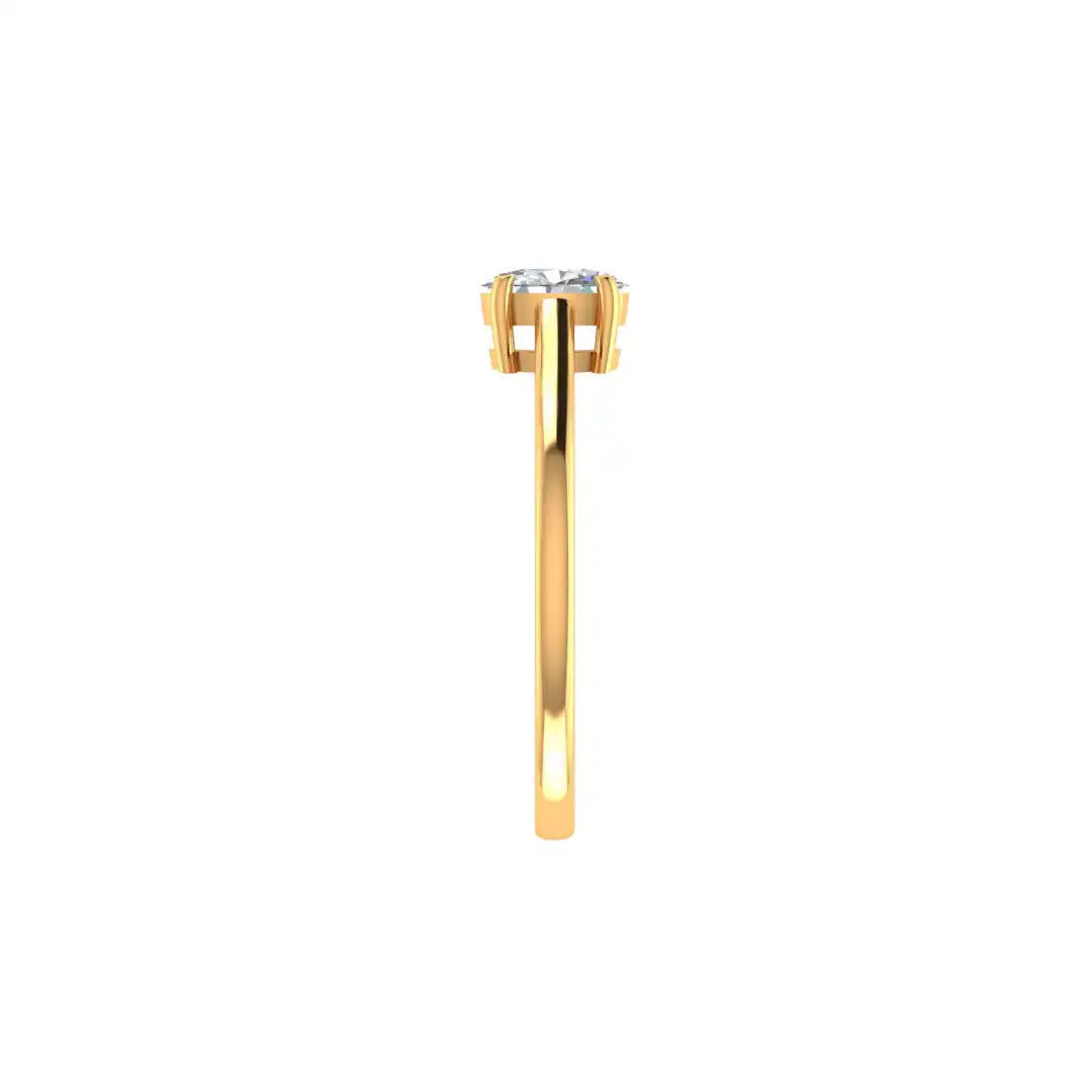 Orlienne Oval Diamond Ring - Image 4