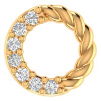 Veloura Twist Diamond Earrings - Thumbnail Image 1