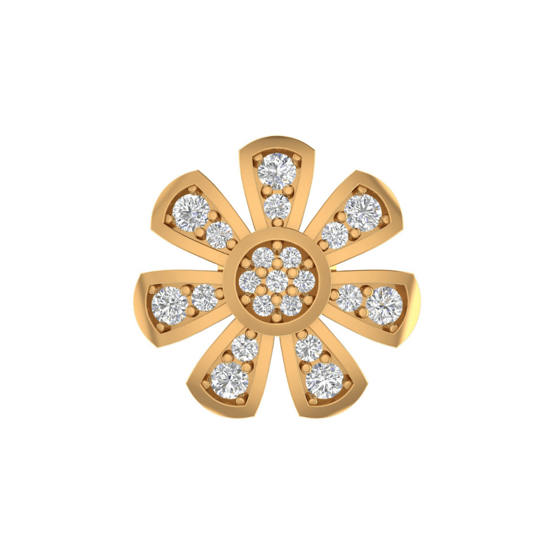 Marivelle Flora Diamond Earrings - Image 1