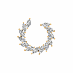 Virelia Crescent Diamond Earrings