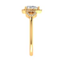 Elegant Three Stone Diamond Ring - Thumbnail Image 3
