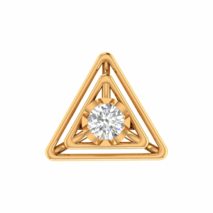 Sorellia Triad Diamond Stud Earrings