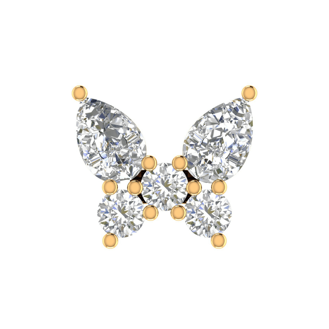 Seraphine Flutter Diamond Earrings - Image 1