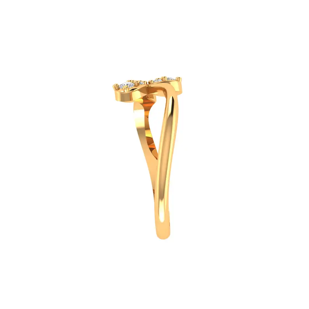 Seravelle Petal Diamond Ring - Image 4
