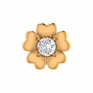Florévia Halo Diamond Earrings
