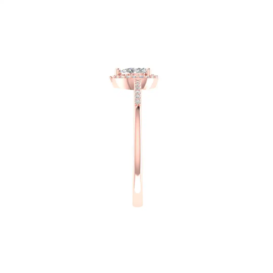 Elaris Halo Diamond Ring - Image 10