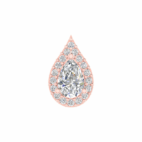 Seravelle Pear Diamond Earrings - Thumbnail Image 6