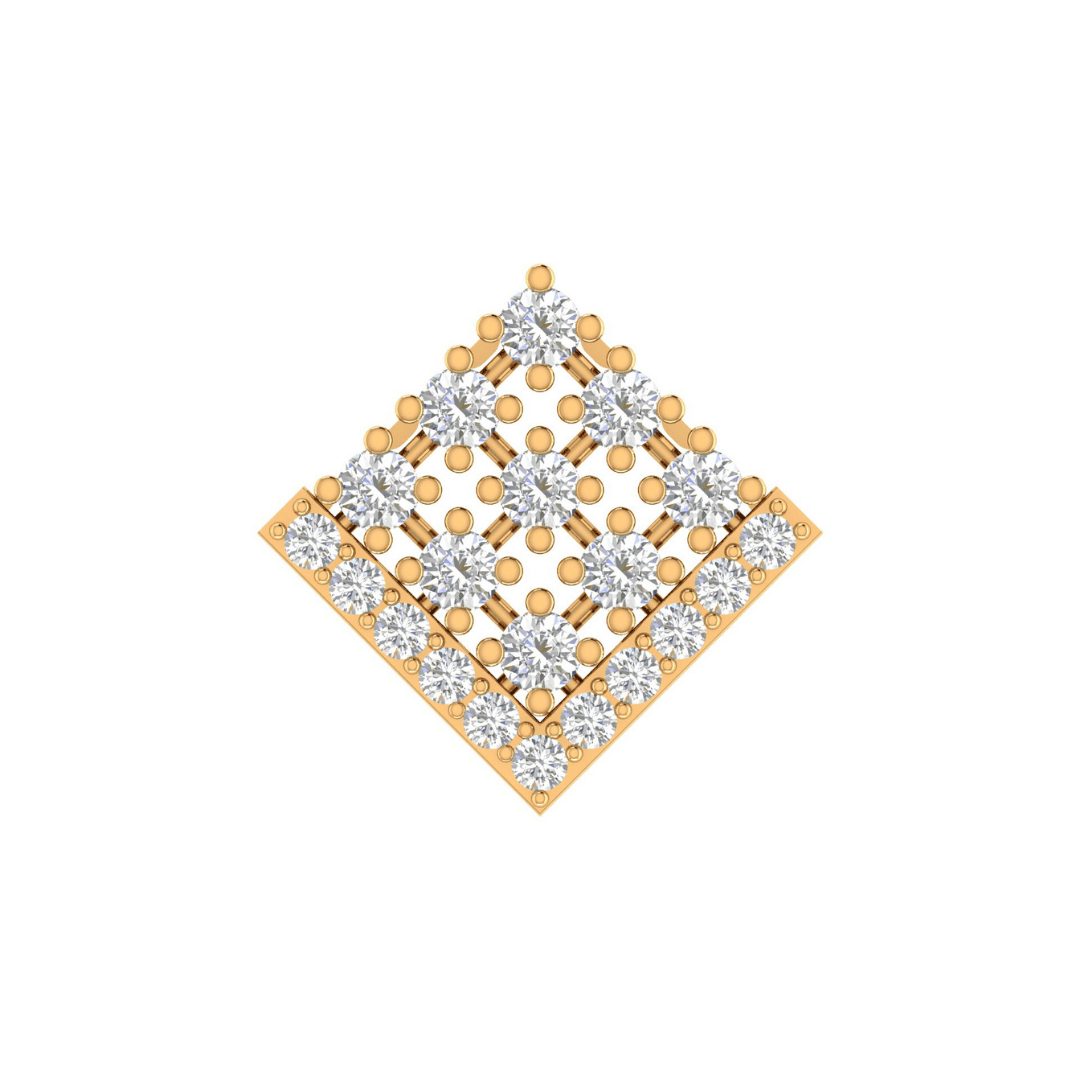 Virelisse Lattice Diamond Earrings - Image 1