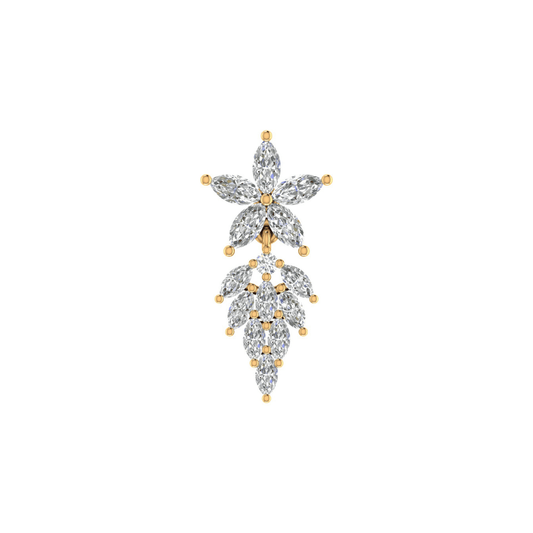 Floravelle Cascade Diamond Earrings - Image 1