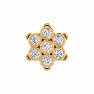 Orlienne Radiant Cluster Diamond Earrings