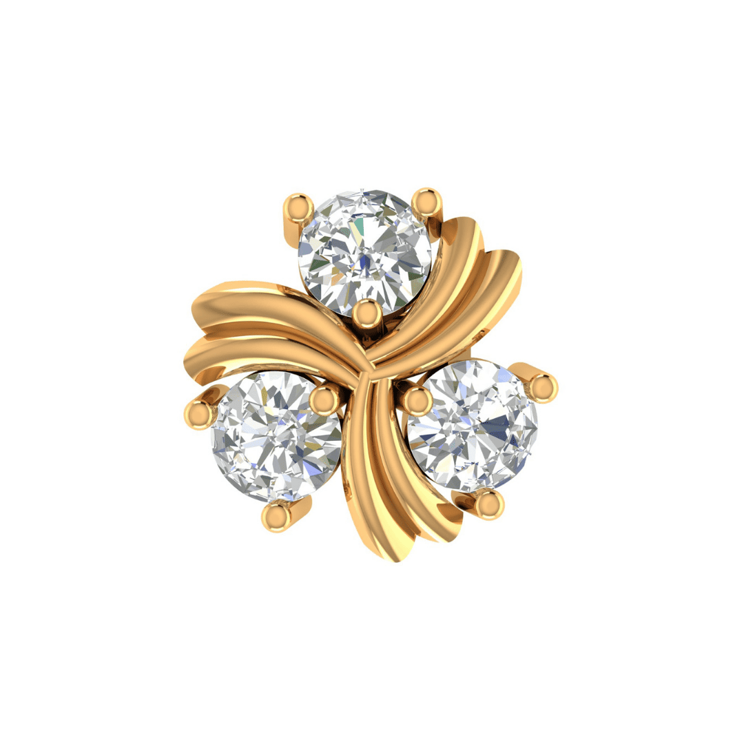 Seravelle Trio Diamond Studs - Image 1