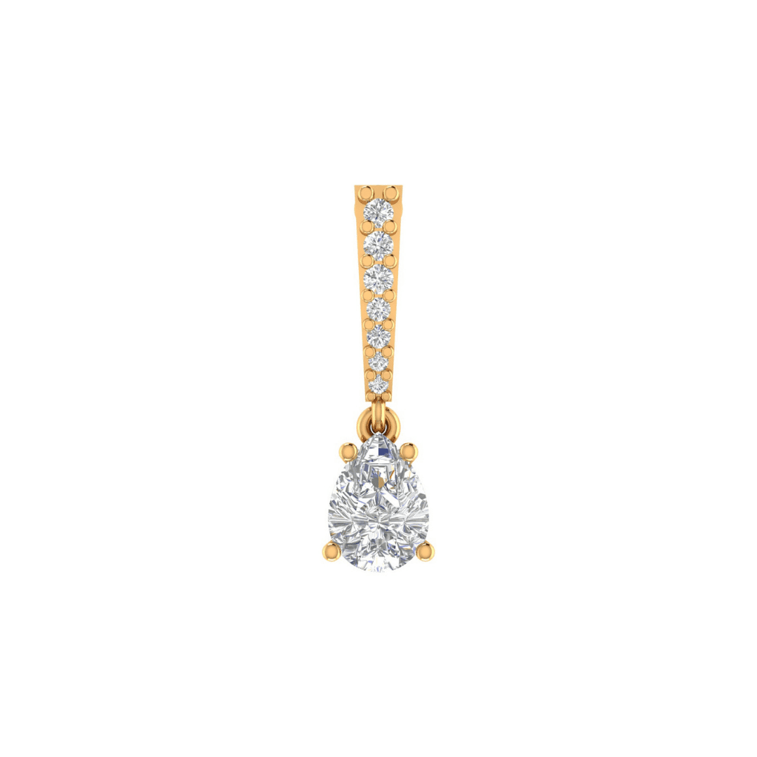 Avelisse Teardrop Diamond Earrings - Image 1