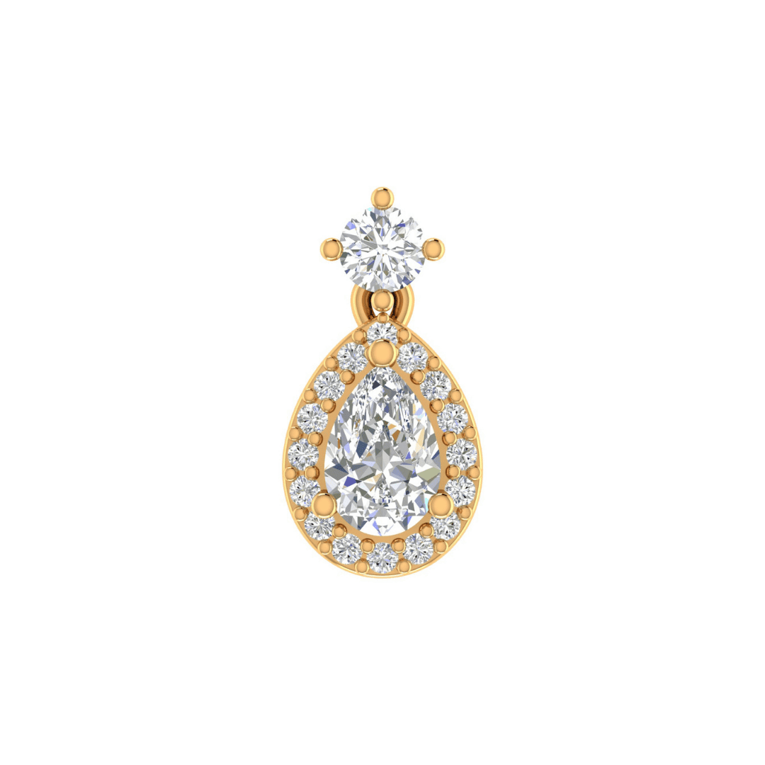 Solenne Cascade Diamond Earrings - Image 1