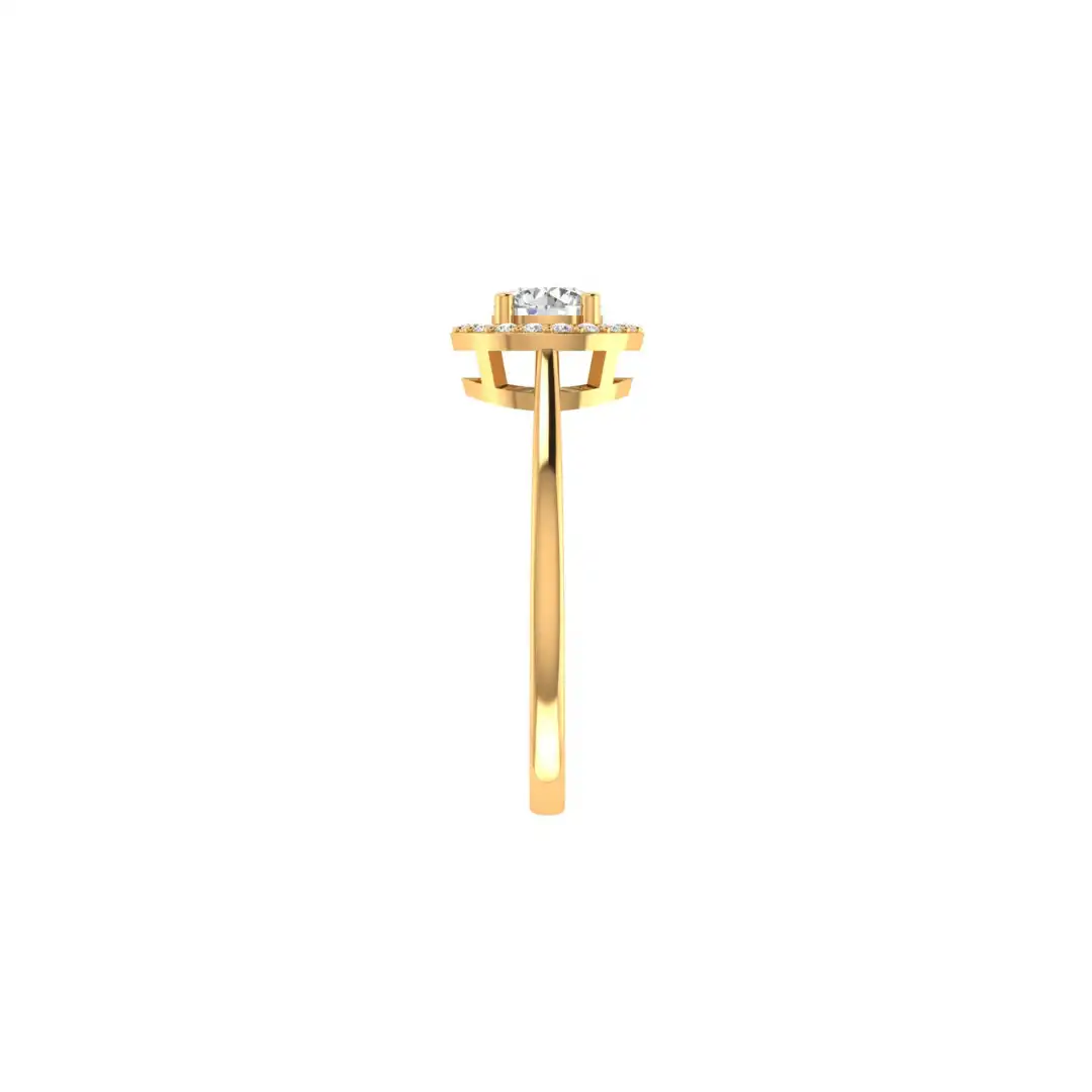 Circle Sparkle Diamond Ring - Image 4