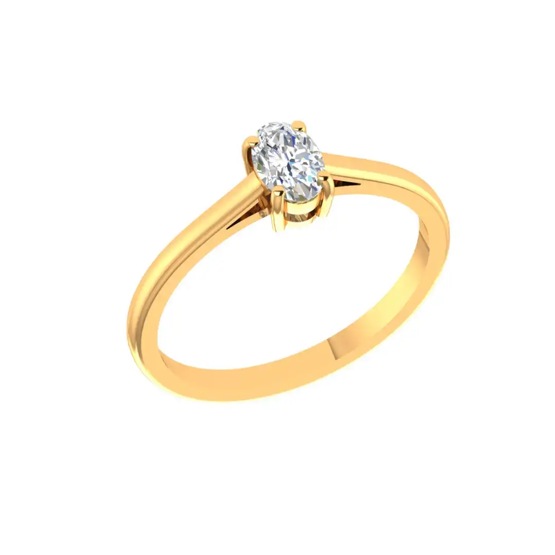 Orlienne Oval Diamond Ring - Image 1