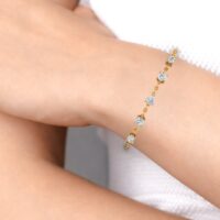 Celestine Five Diamond Bracelet - Thumbnail Image 8