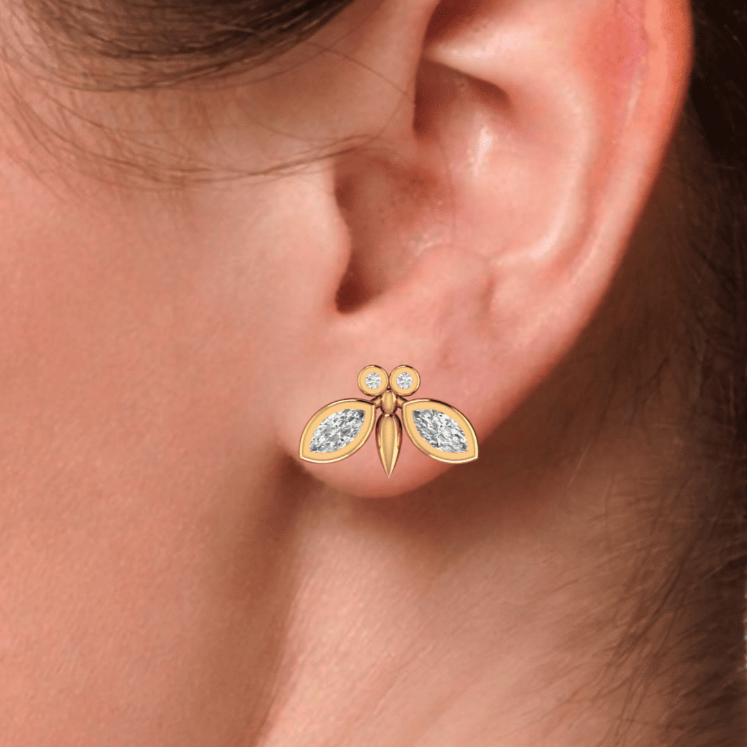 Lunavelle Diamond Earrings - Image 7