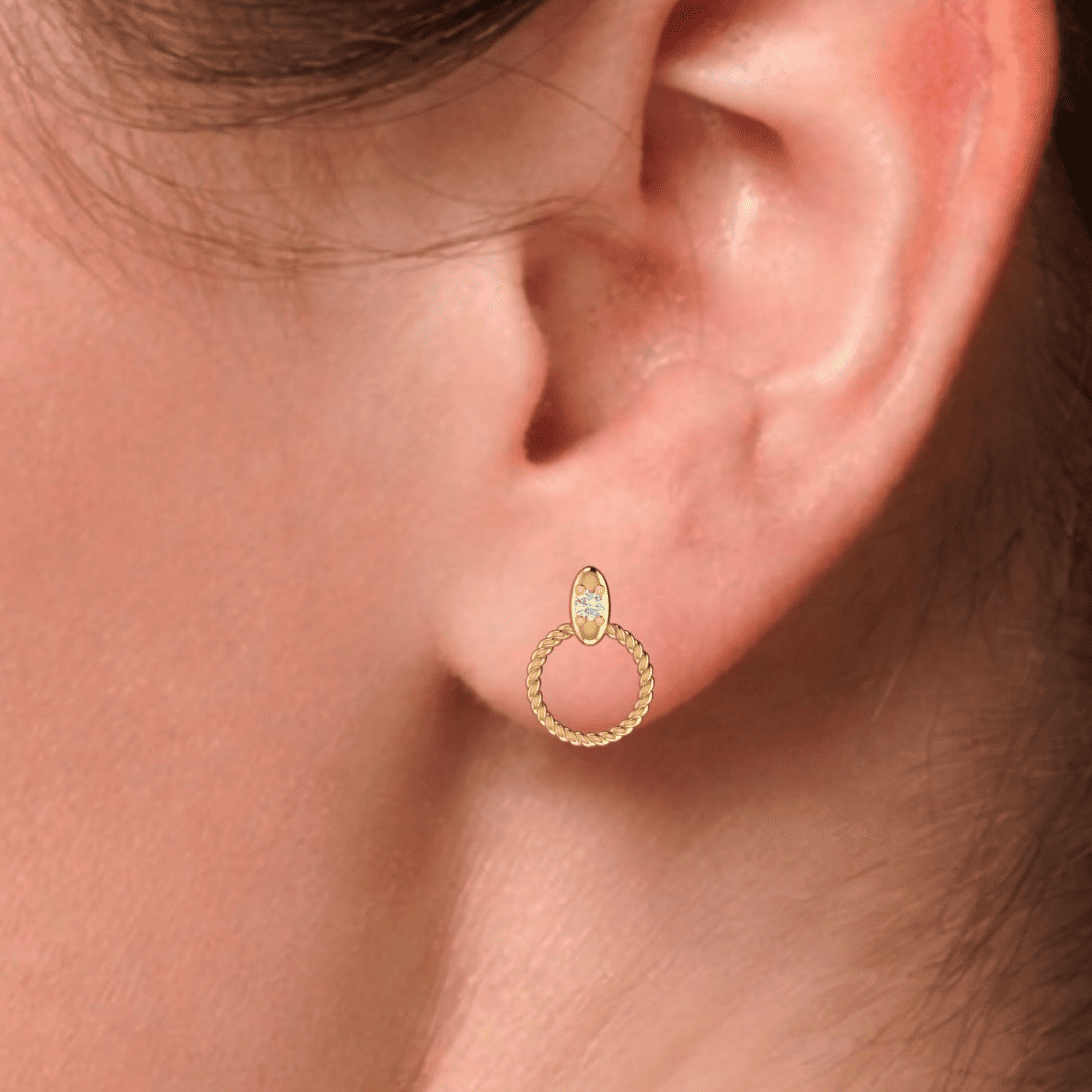 Seravelle Diamond Earrings - Image 8