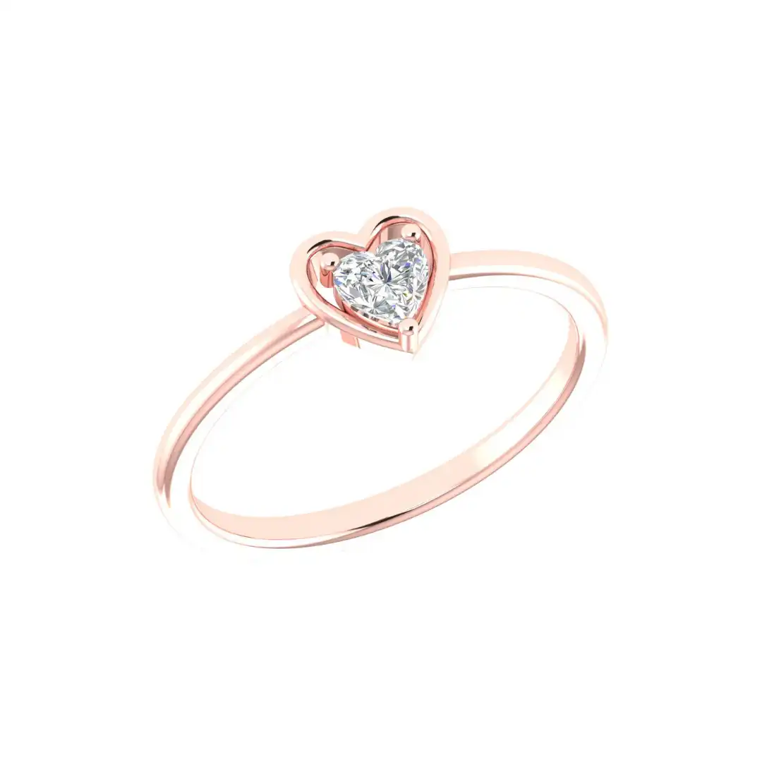 Amarielle Heart Diamond Ring - Image 8